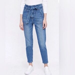 Dynamite Kendall High-Rise Tie-Waist Jeans